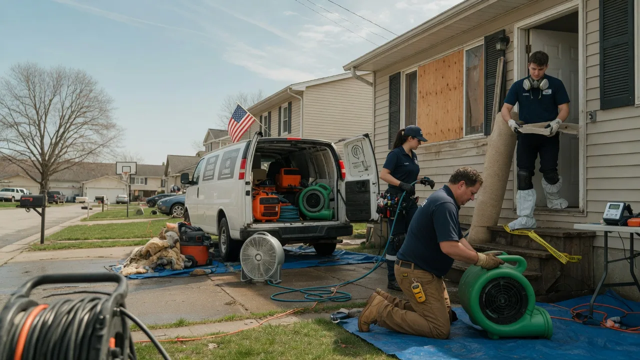 Water Damage Restoration in Lotus, CA near me